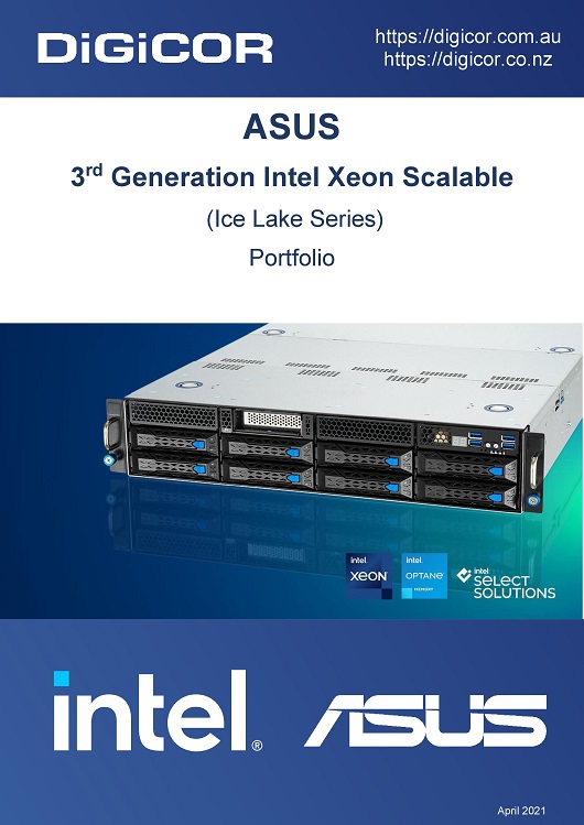 ASUS 3rd Generation Intel Xeon Scalable Portfolio